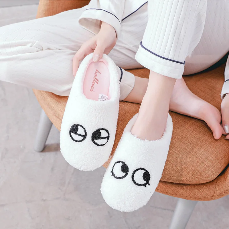 

2021 new women's silent soft bottom lightweight home with indoor cute warm cotton slippers 2391