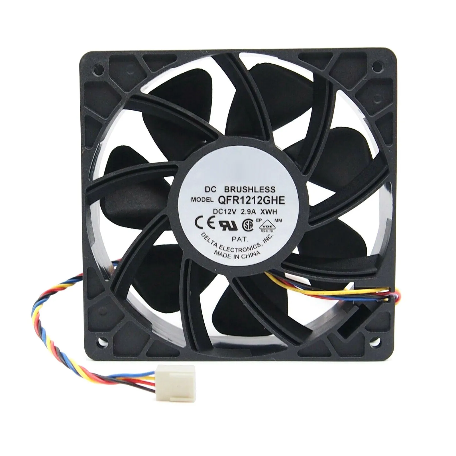 

12V 2.7A Frame SanAce Cooling Fan for AntMiner QFR1212GHE 12V 2.7A 12038 S7 S9 Miner / Innosilicon Bitcoin Bitcoin Cash Dash