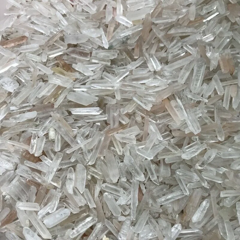 

Bulk Lot Natural Clear Quartz Crystal Points 250g Terminated Wand Healing Crystals