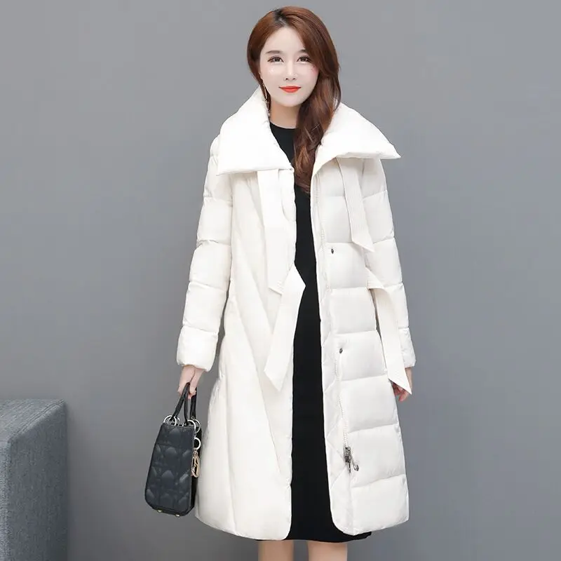 DMLFZMY Модная элегантная женская парка 2019 зимняя куртка женские парки с хлопковой