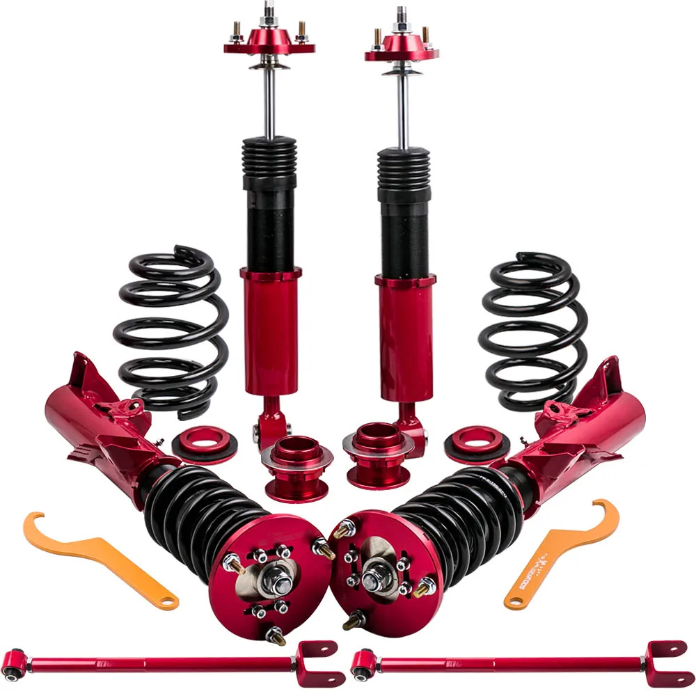 

4X Coilover Shock Absorber Struts 2PCS Control Arm for BMW E36 3 Series Sedan Coupe for 316is 318i 1991–1998 Suspension