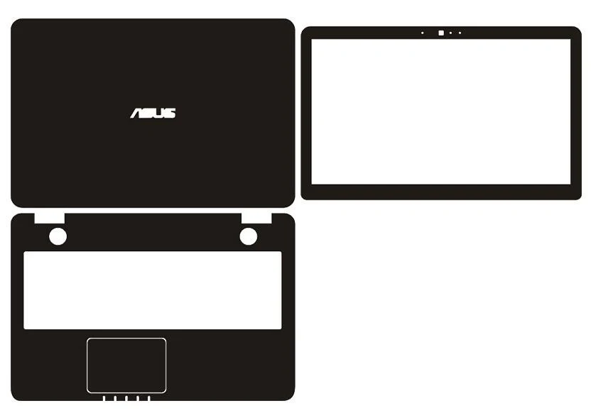 Углеродная Защитная Наклейка для ASUS X556 A556 K556 F556 R558 X512 X512F X541S X541 F541 F541S X540 X540L X505 A505