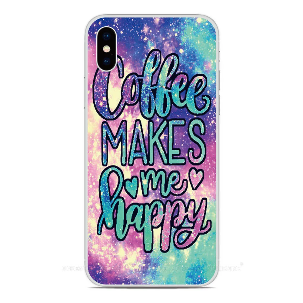 Для iPhone 12 11 Pro XS Max XR X 6 7 8 плюс SE2 SE 2020 забавные чашки для чая и кофе силиконовый