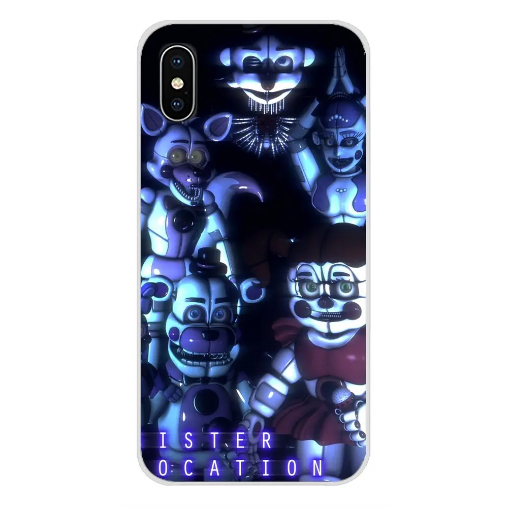 SFM Fnaf АНИМАТРОНИКА аниме для Xiaomi Redmi 4A S2 Note 3 3S 4 4X 5 Plus 6 7 6A Pro Pocophone F1 аксессуары чехлы