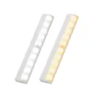 10 светодиодная подсветка под шкаф USB аккумуляторная Ночная лампа сенсор шкаф движения лента для кухни магнитные длинные светильники A0S4