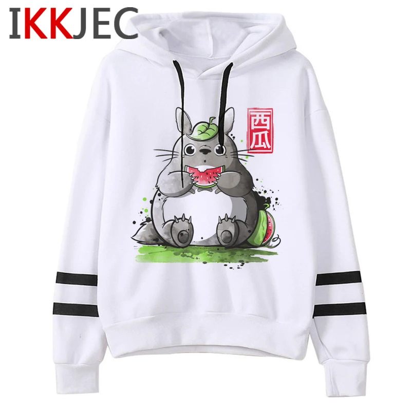 Totoro Studio Ghibli Harajuku Kawaii толстовки женские Ullzang Хаяо Миядзаки Забавный мультфильм толстовка 90s Графический милый с капюшоном Женский - Цвет: 2656