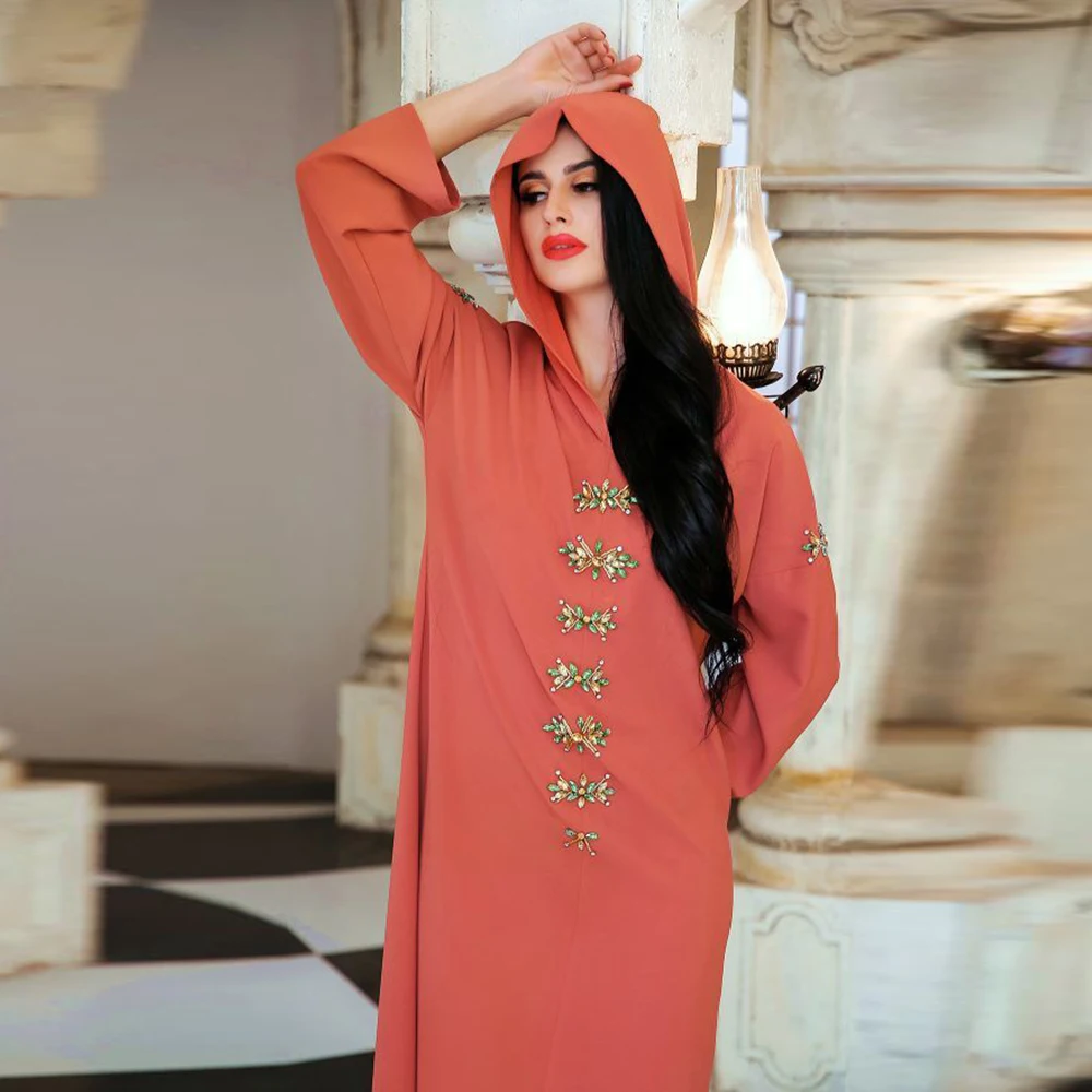 

Ramadan Eid Mubarak Abaya Dubai Kaftan Turkey Arabic Muslim Hijab Dress Islam Dresses For Women Robe Longue Djellaba Femme Oman
