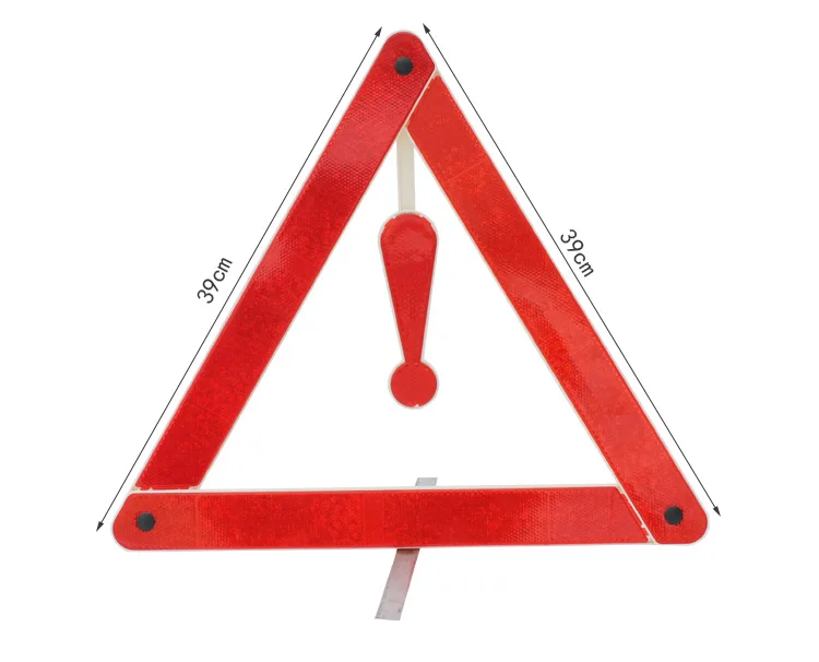 Предупреждение ющий знак светоотражающий треугольник складной автомобильный