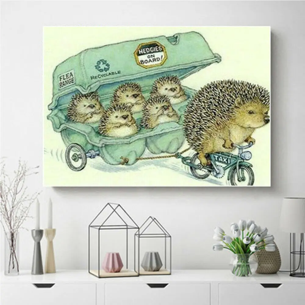 

Hedgehog Full Drill Diamond Art 5D Diamond Painting Kit for Home Wall Decor Gift,Embroidery Painting