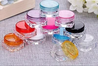 10pcs cosmetic empty jar pot eyeshadow makeup face cream lip balm container