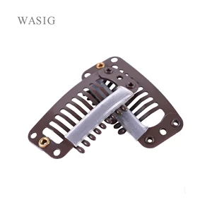 20 шт., металлические зажимы для наращивания волос, 32 мм