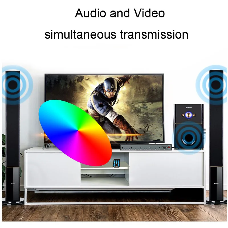 Матричный переключатель разветвитель 4K 60 Гц HD 2 0 4x4 4 Вход 1080P Аудио видео