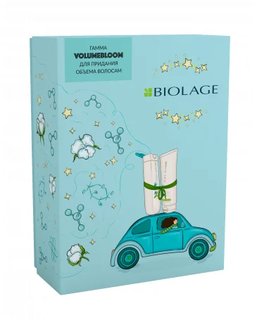 НАБОР ДЛЯ ПРИДАНИЯ ОБЪЕМА VOLUMEBLOOM Biolage Matrix Состоит из Шампунь 250 ml + Кондиционер 200 ml Подарочный набор Волюмблум