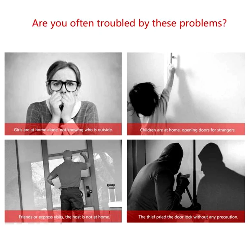 Беспроводной умный WiFi дверной звонок ИК Видео визуальная камера домофон защита