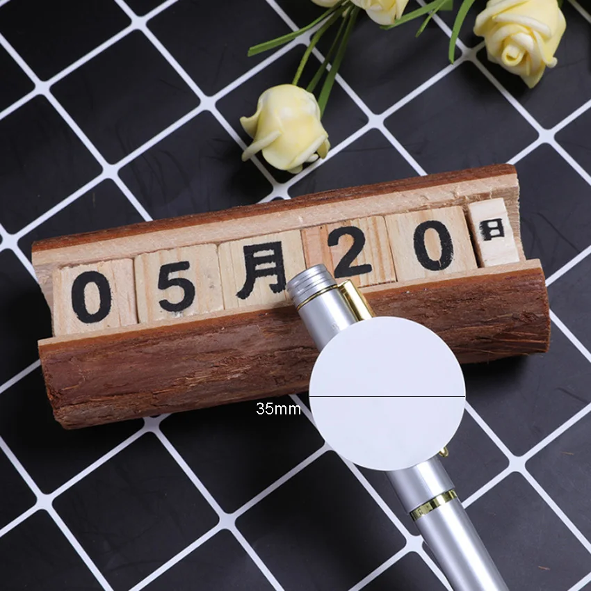 100 шт./лот круглые самоклеящиеся наклейки белого цвета подарочная упаковка