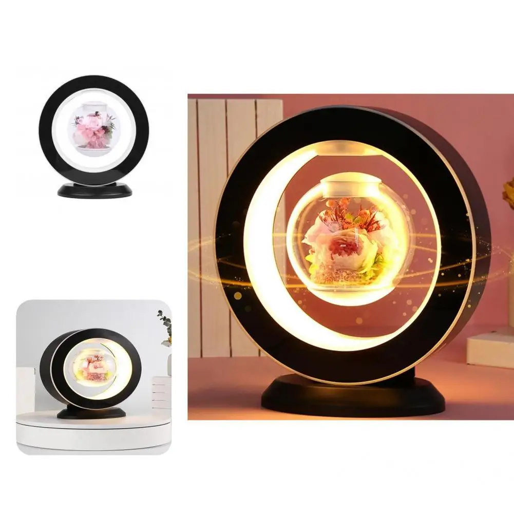 

Globe Decor Great Novelty Ball Preserved LED Rose Flower Globe Light Birthday Gifts Floating Globe Floating Flower Globe
