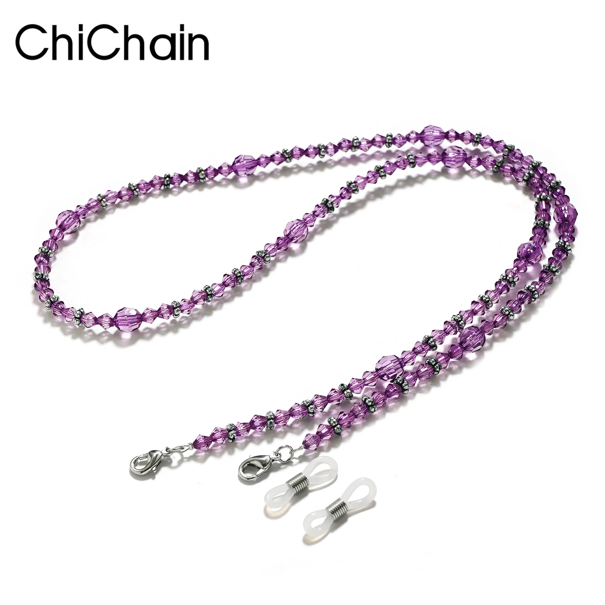 Акриловые Модные простые винтажные Повседневные очки с бисером солнцезащитные