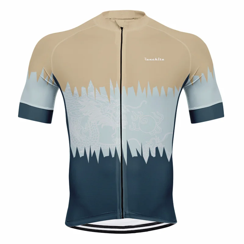 Майо ciclismo hombre Runchita pro Велоспорт Джерси короткий рукав MTB велосипедная майка Maillot tricota ciclismo para hombre - Цвет: Jersey  09
