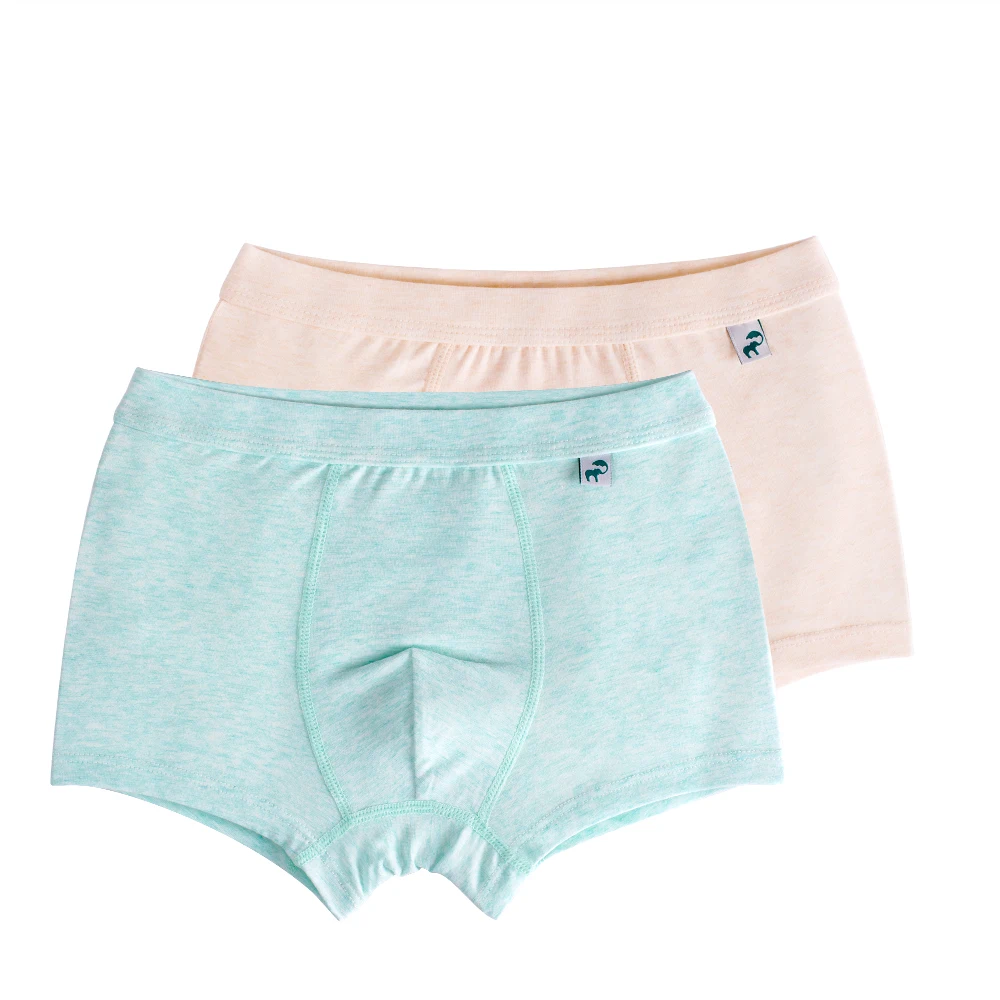 Нижнее белье для мальчиков из хлопка 2 шт. боксеры в стиле пэчворк нижнее одежда 3 4