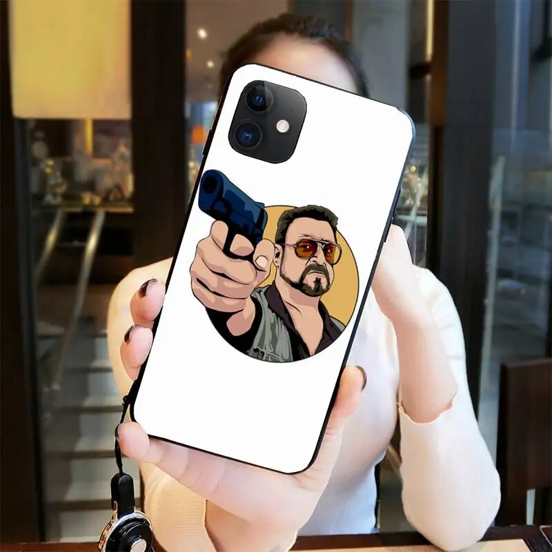CUTEWANAN большой LEBOWSKI роскошный уникальный чехол для телефона iPhone 11 pro XS MAX 8 7 6 6S Plus X 5S