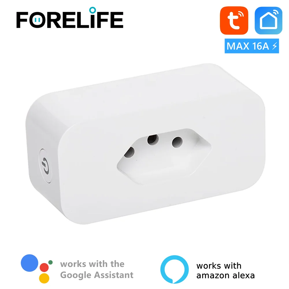 

Смарт-розетка Tuya с Wi-Fi и управлением голосом, 16 А