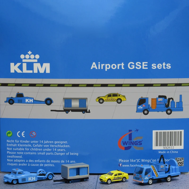 1:200 Various types of vehicles  tools on the ground at the airport Model Toy For KLM Airline Aircraft Plane Scene Accessories