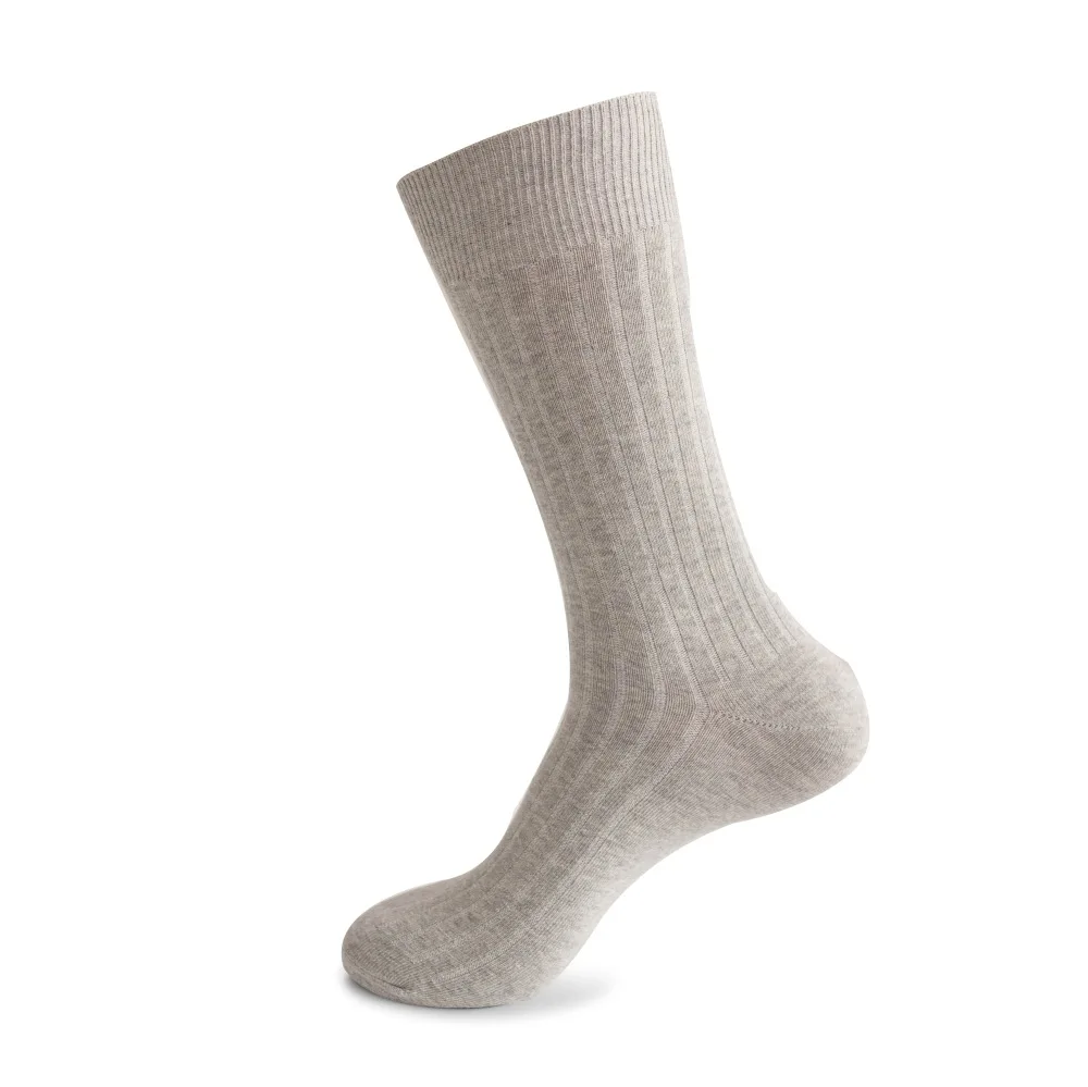

Men's Cotton Striped Pattern Mid Tube Socks New Style Business Men Socks Breathable Summer Winter for Male Socks Plus Size