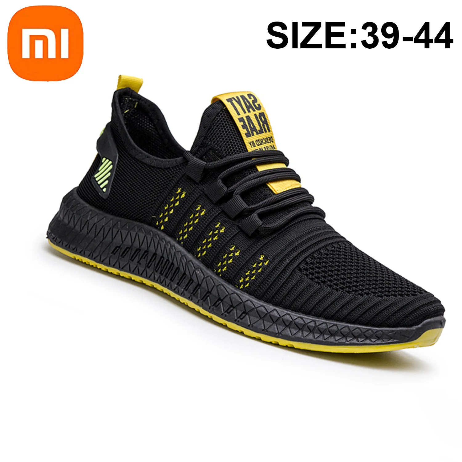 

Xiaomi Mijia Men Sneakers Mesh Casual Male Shoes Lightweight Breathable Vulcanize Walking Sneakers Size 36-47 Non-slip Sneakers