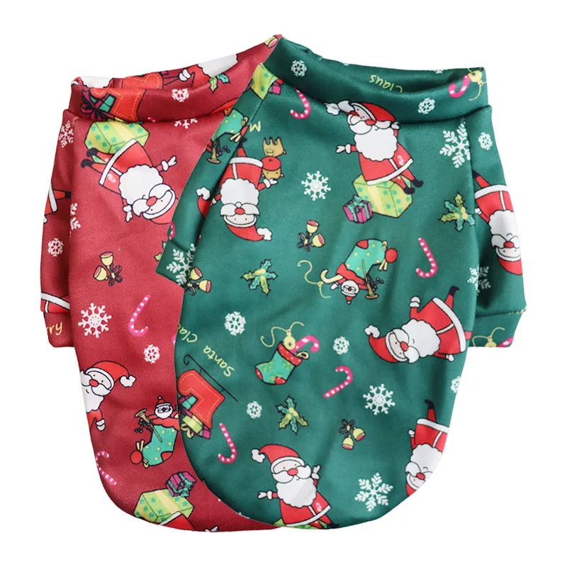 Зимнее пальто с принтом для маленьких собак теплая Милая одежда домашних