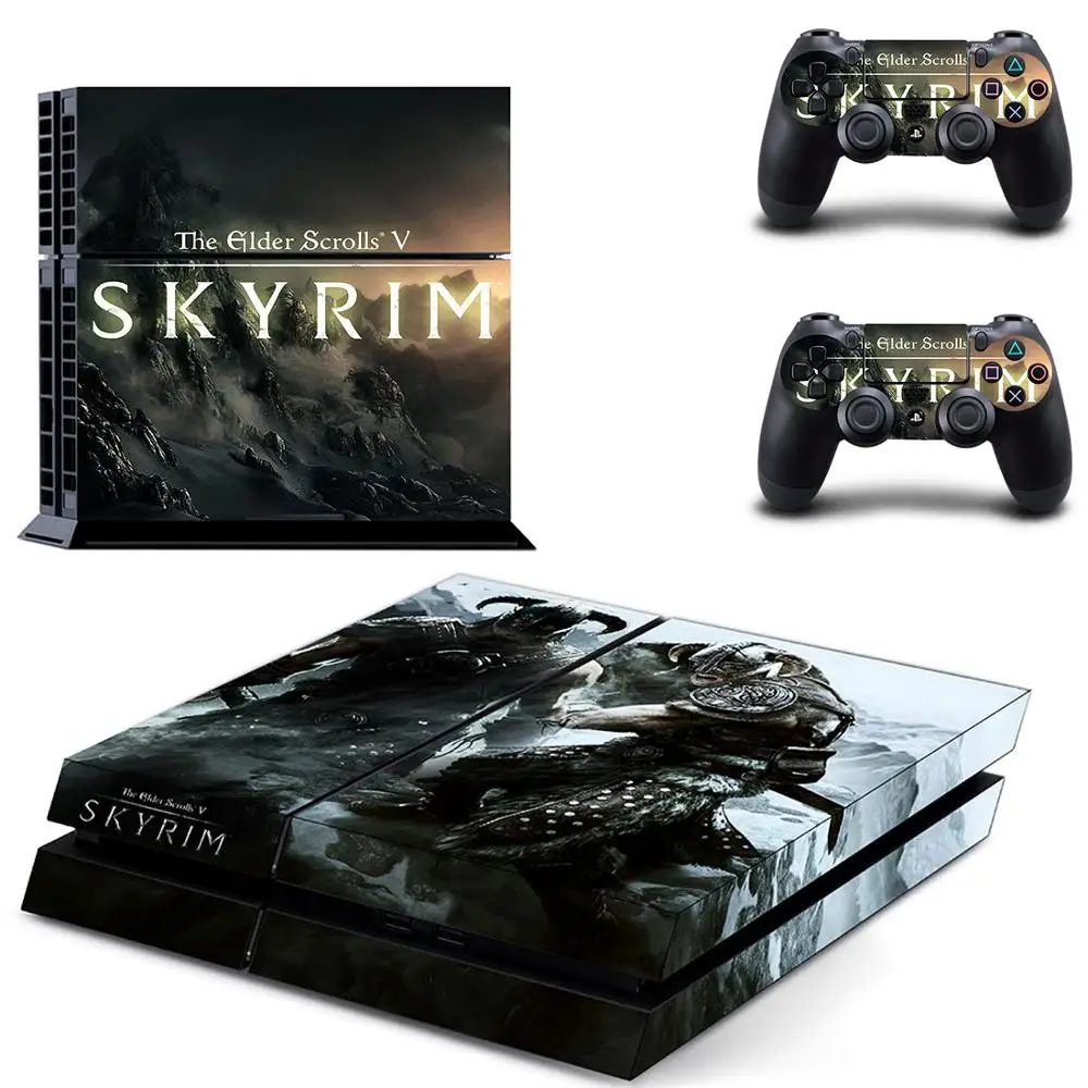 The Elder Scrolls V Skyrim PS4 Стикеры s Play station 4 кожи наклейка для Игровые приставки консоли и