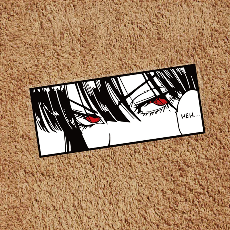 

Водостойкая Светоотражающая наклейка на мотоцикл с изображением девушки из аниме граффити, 18 см