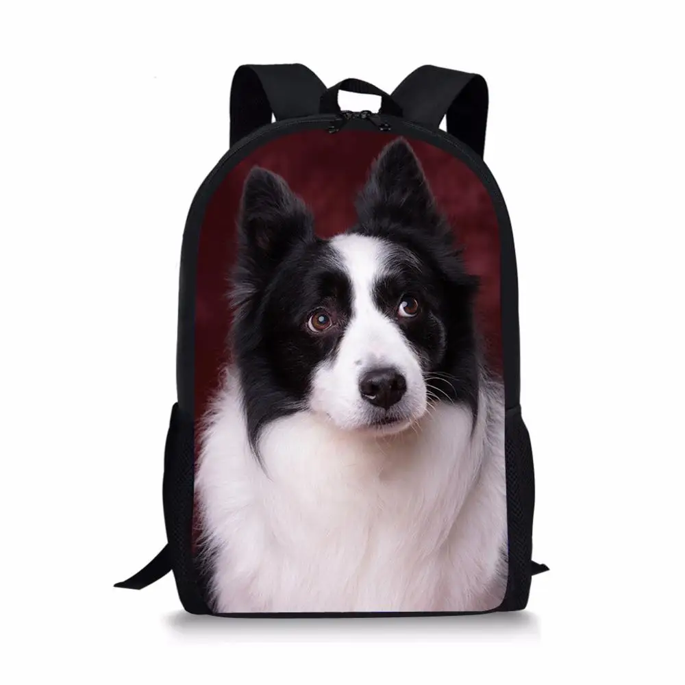 Новый Школьный рюкзак для детей Border Collie милый мальчиков школьный девочек детский