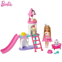 original barbie makeup dolls chelsea pet castle playset toys for girls children birthday gifts bonecas accessories toys princess