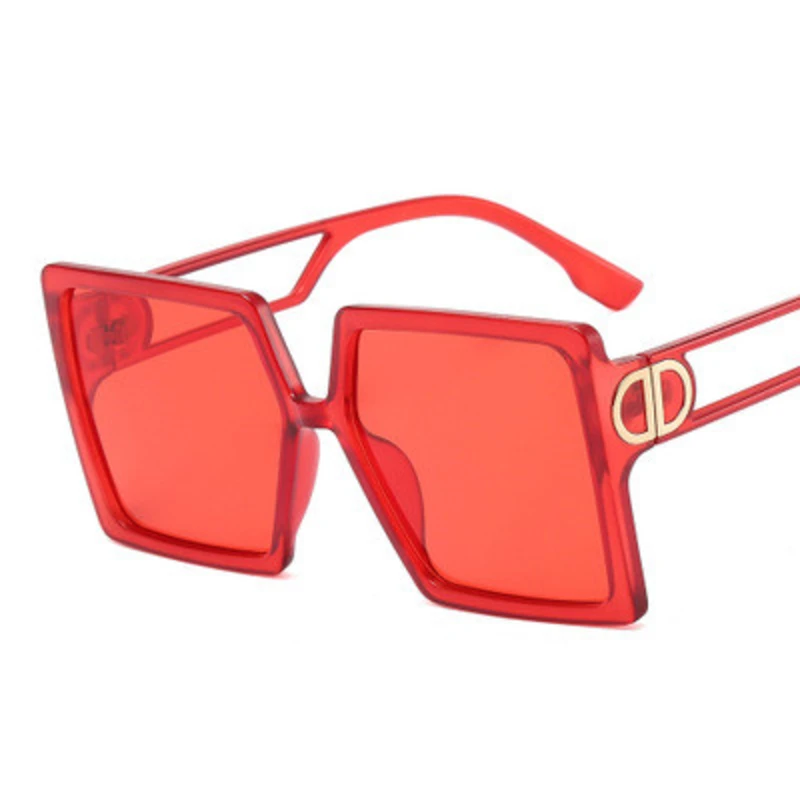 Модные Классические негабаритные солнцезащитные очки для женщин 2020 роскошные