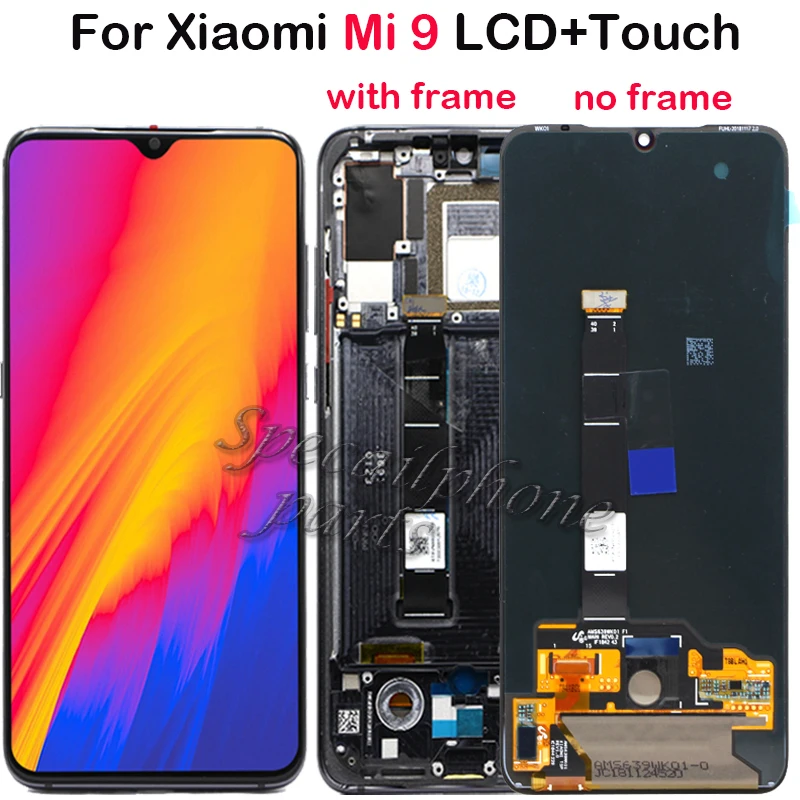 ЖК-экран 6 39 дюйма для Xiaomi Mi 9 ЖК-дисплей сенсорный экран дигитайзер в сборе