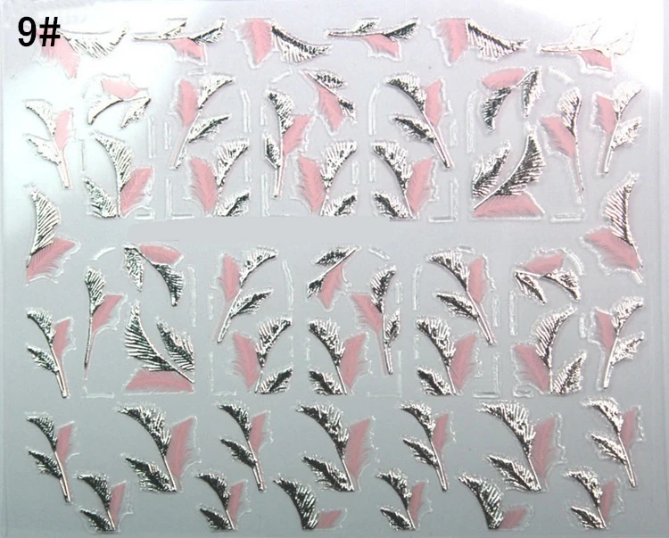 1 лист стикеров для дизайна ногтей в китайском стиле наклейка лака 3D переводные