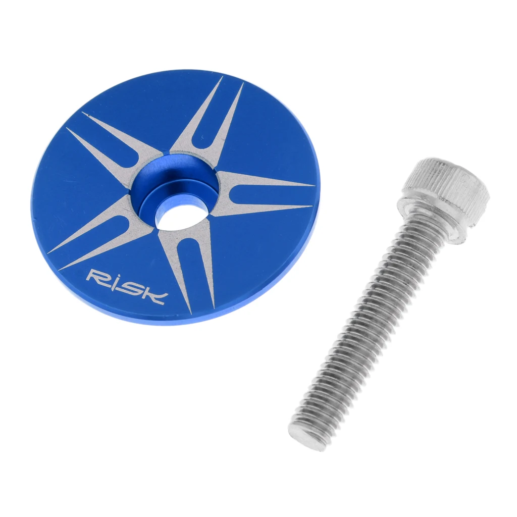 Blue Star 2 Велосипедная дорога горный велосипед 1-1/8 дюймов Крышка для гарнитуры - Цвет: Blue Star 2