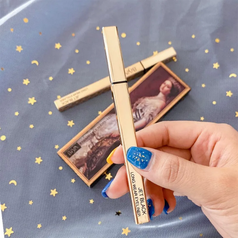 Водостойкая Подводка для глаз винтажная масляная живопись устойчивое к поту