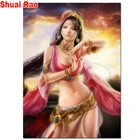 Алмазная 5d-вышивка Фэнтези Женщины, квадратная картина, полноразмерная Алмазная вышивка, круглая вышивка, новинка 2020, Настенный декор,