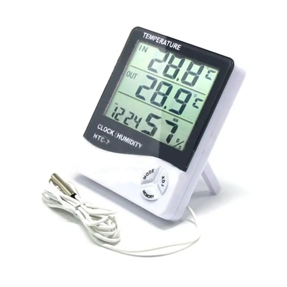 htc 2 precision thermometer indoor and outdoor digital display electronic temperature and humidity meter free global shipping