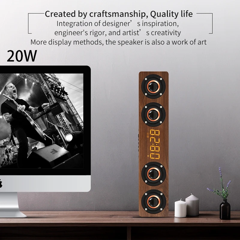 Беспроводная bluetooth-колонка с поддержкой TF-карты