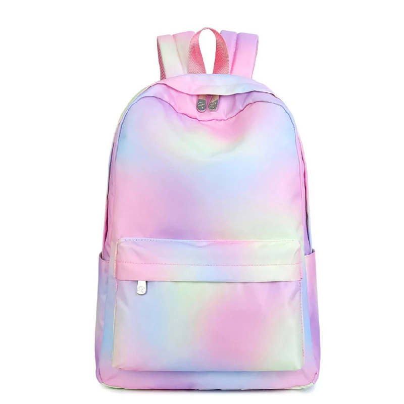 Новинка 2019 Женский нейлоновый рюкзак для подростков школьные ранцы девочек