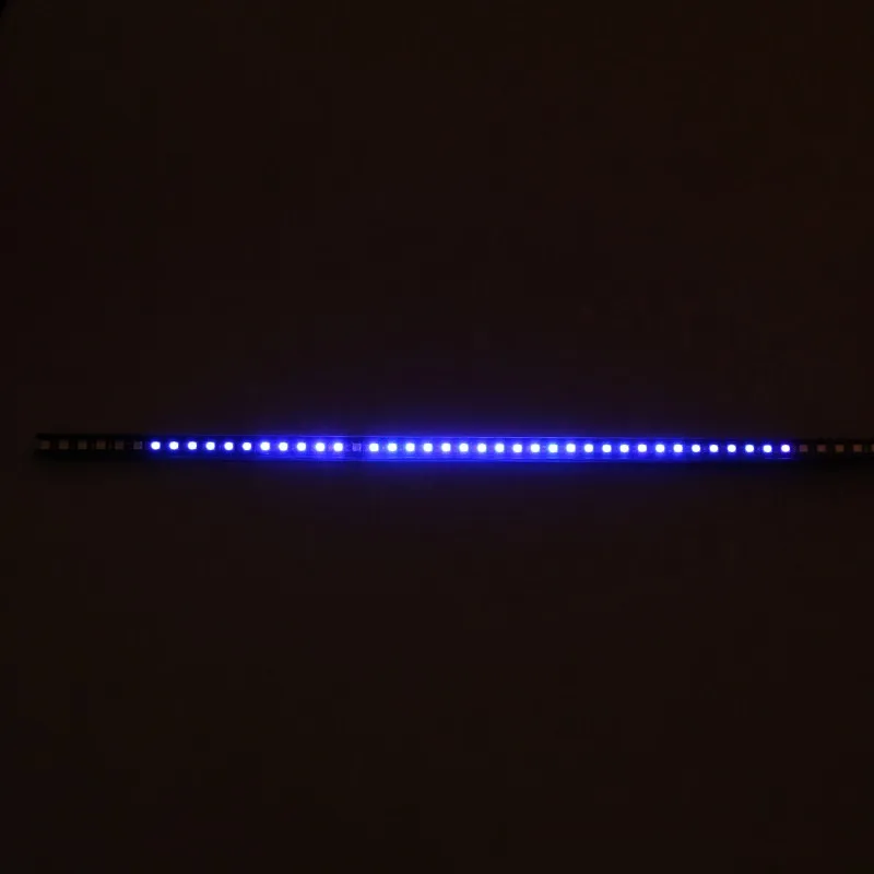 7 Color 48 LED RGB Knight Rider Scanner Flash Car Strobe Light Strip Kits |