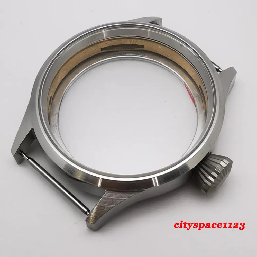 Мужской чехол из нержавеющей стали 316L с сапфировым стеклом и начесом для часов 43