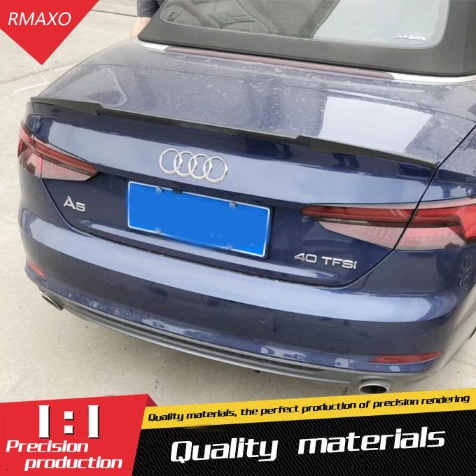 Спойлер для Audi A5 Двухместный спойлер из АБС материала заднего крыла автомобиля