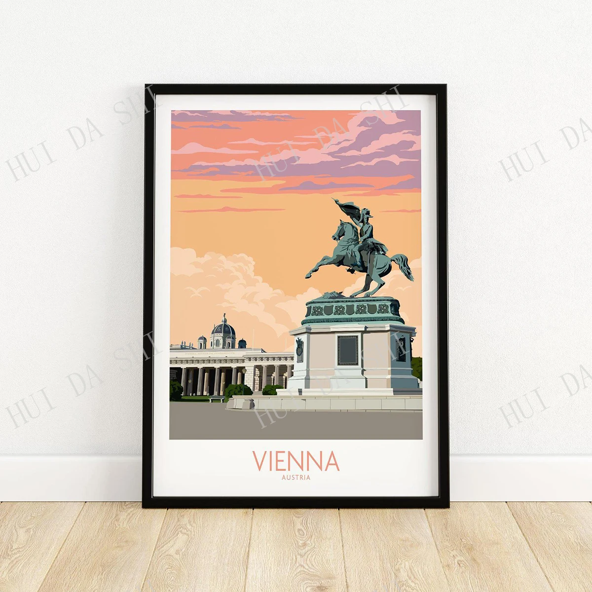 

Vienna Print | Austria Travel Poster | Wall Art | Travel Poster | Artwork | Art Print Gift Idea