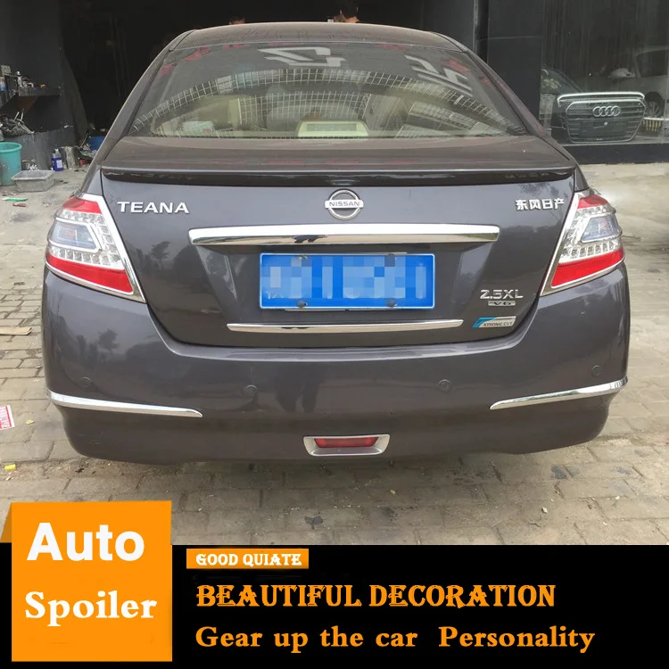 Для Nissan Altima спойлер TEANA 2008 2009 2010 2011 2012 Высокое качество ABS Материал заднее крыло