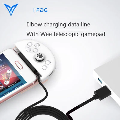 Игровые телескопические ручки Pubg линия зарядки и передачи данных для Android USB +