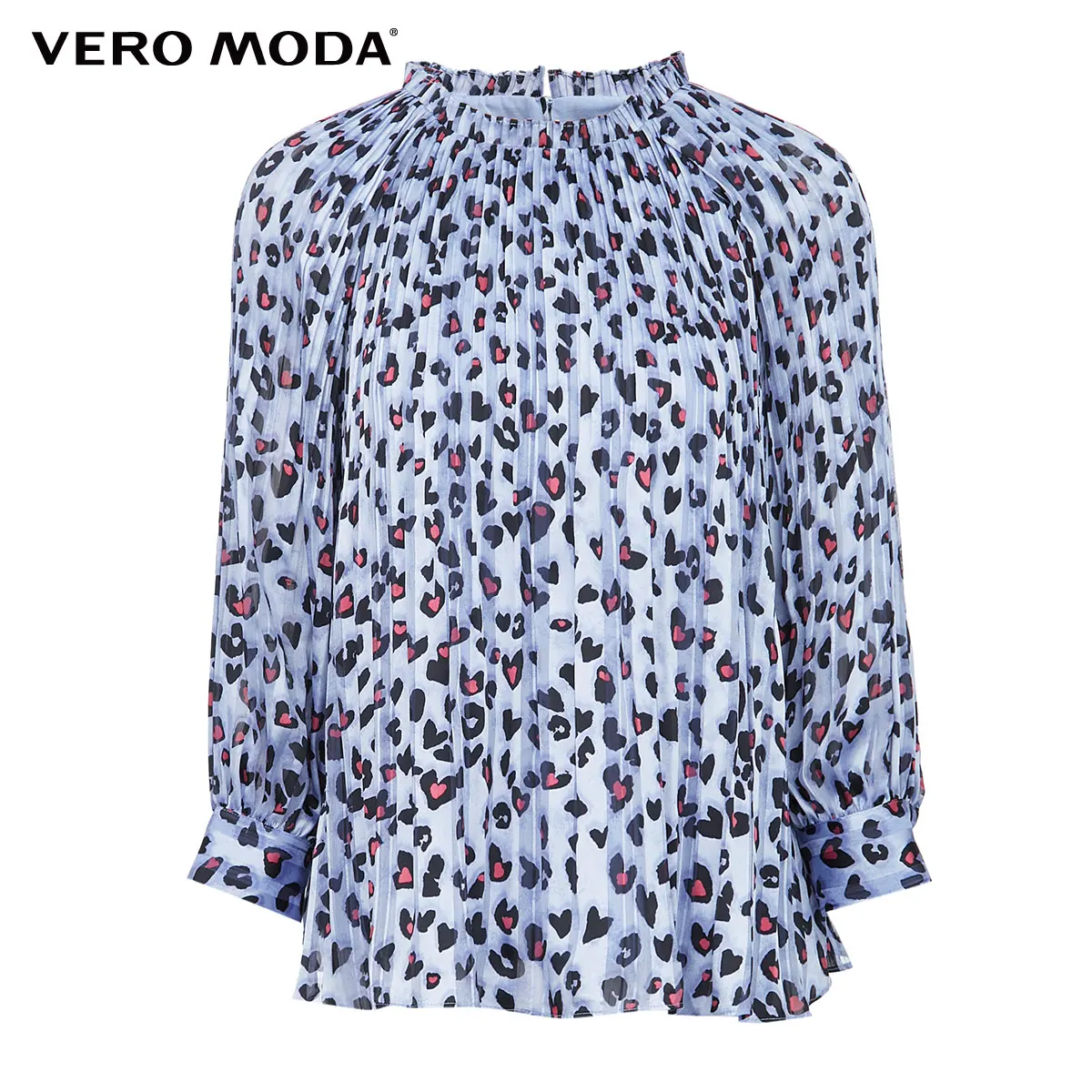 

Vero Moda Women's Leopard Print 3/4 Sleeves Chiffon Shirt | 319358519