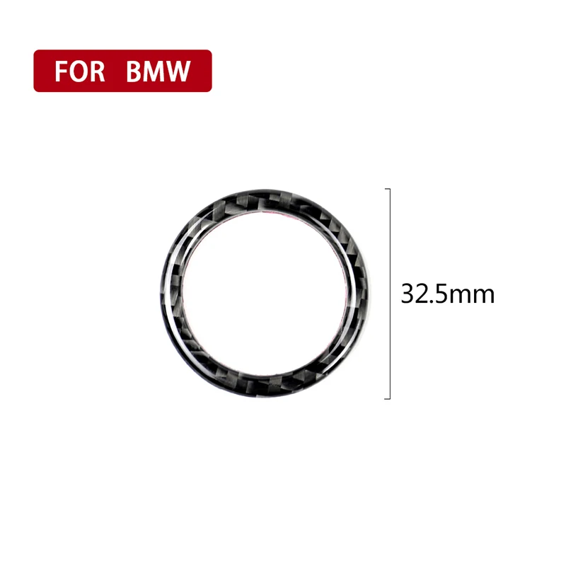 Для bmw e90 e92 e93 углеродное волокно автомобильный двигатель старт стоп кольцо M